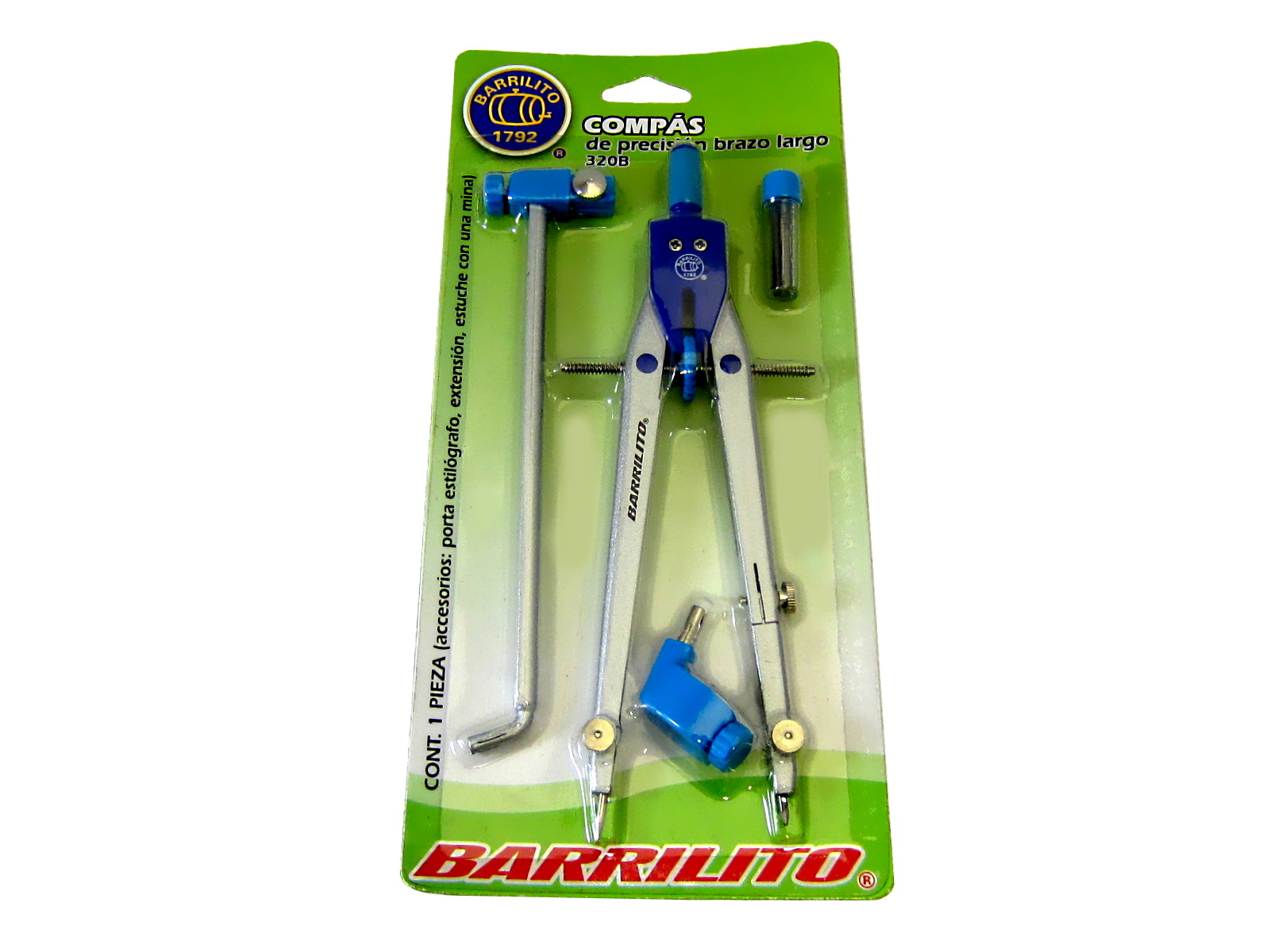 COMPAS BARRILITO 320B BRAZO LARGO                           