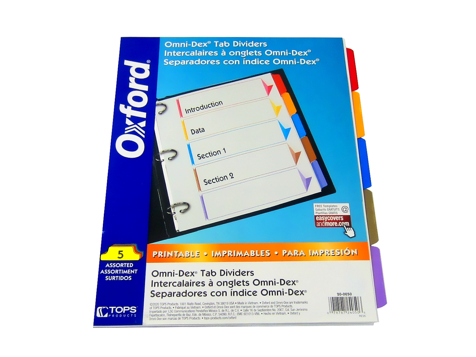 SEPARADOR OMNI-DEX 5 DIVISIONES 20-0050 OXFORD              