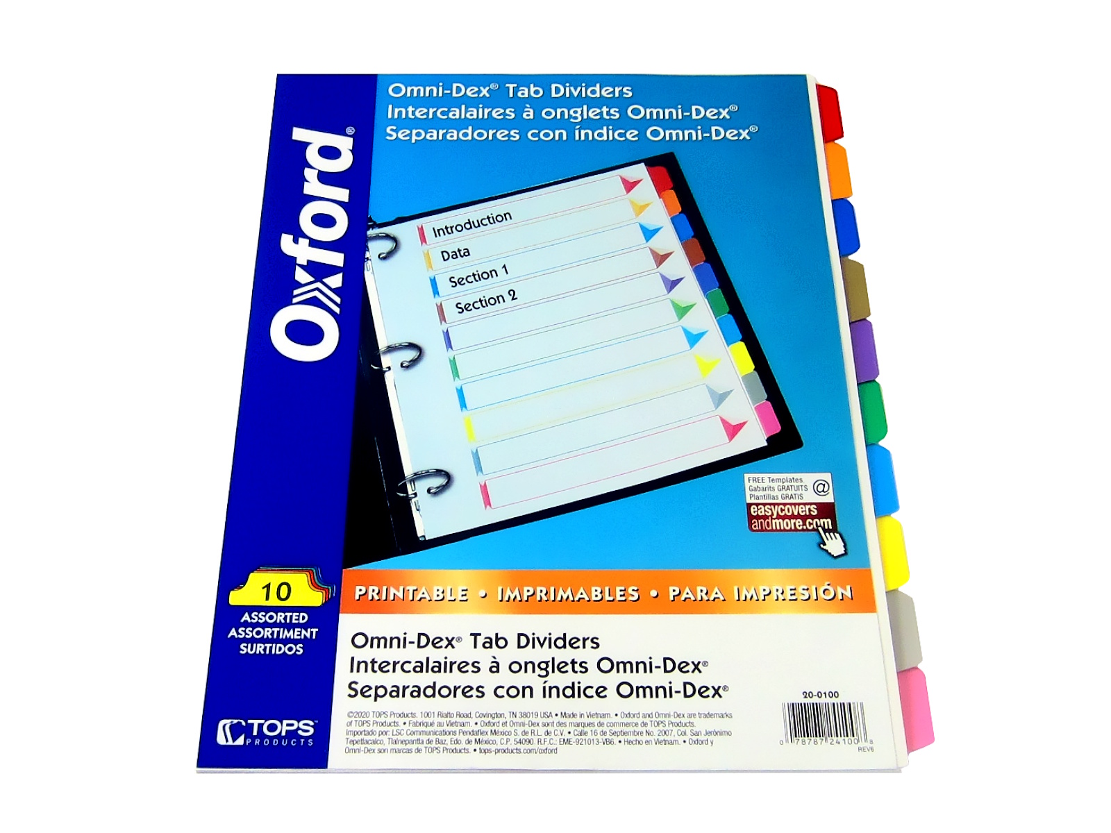 SEPARADOR OMNI-DEX 10 DIVISIONES 20-0100 OXFORD             