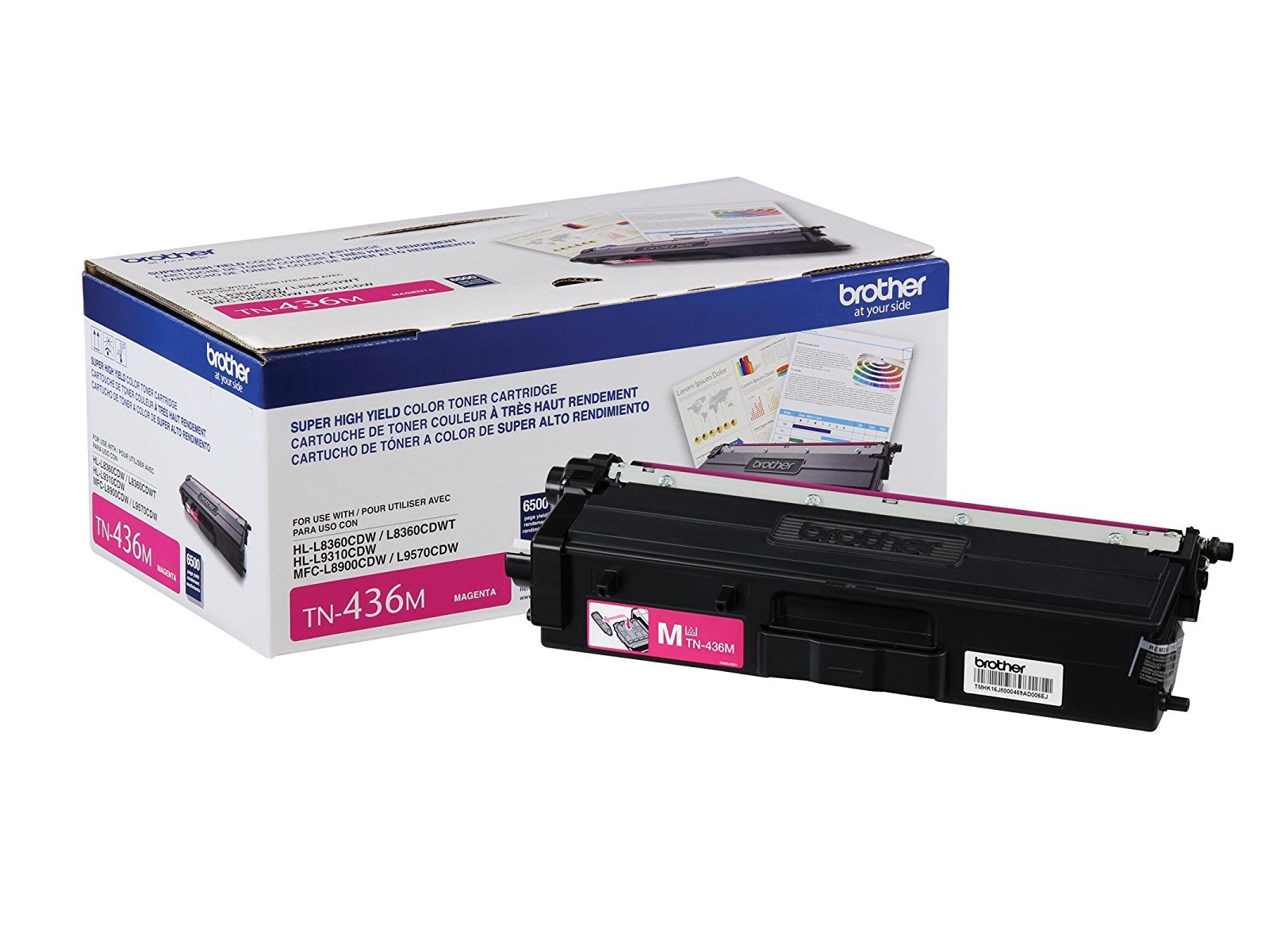 TONER MAGENTA 6500PAG TN436M BROTHER                        