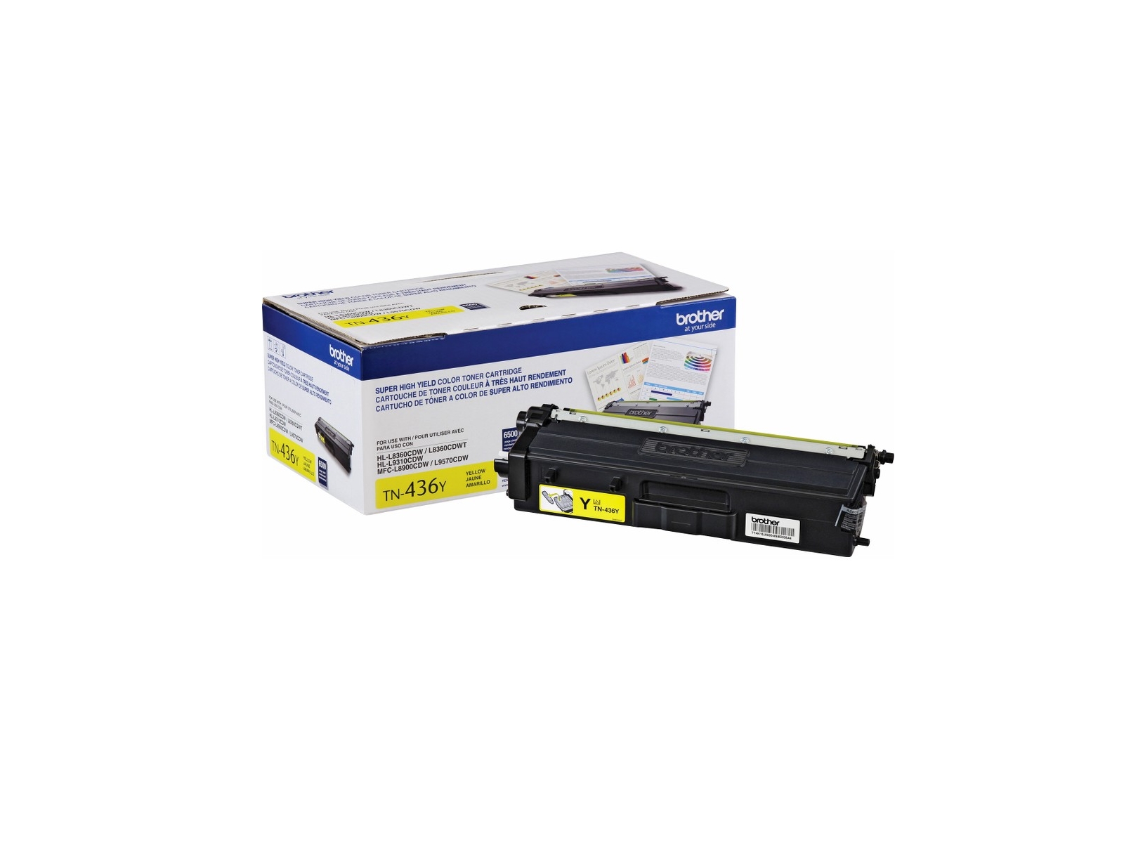 TONER AMARILLO 6500 PAG. TN436Y BROTHER                     