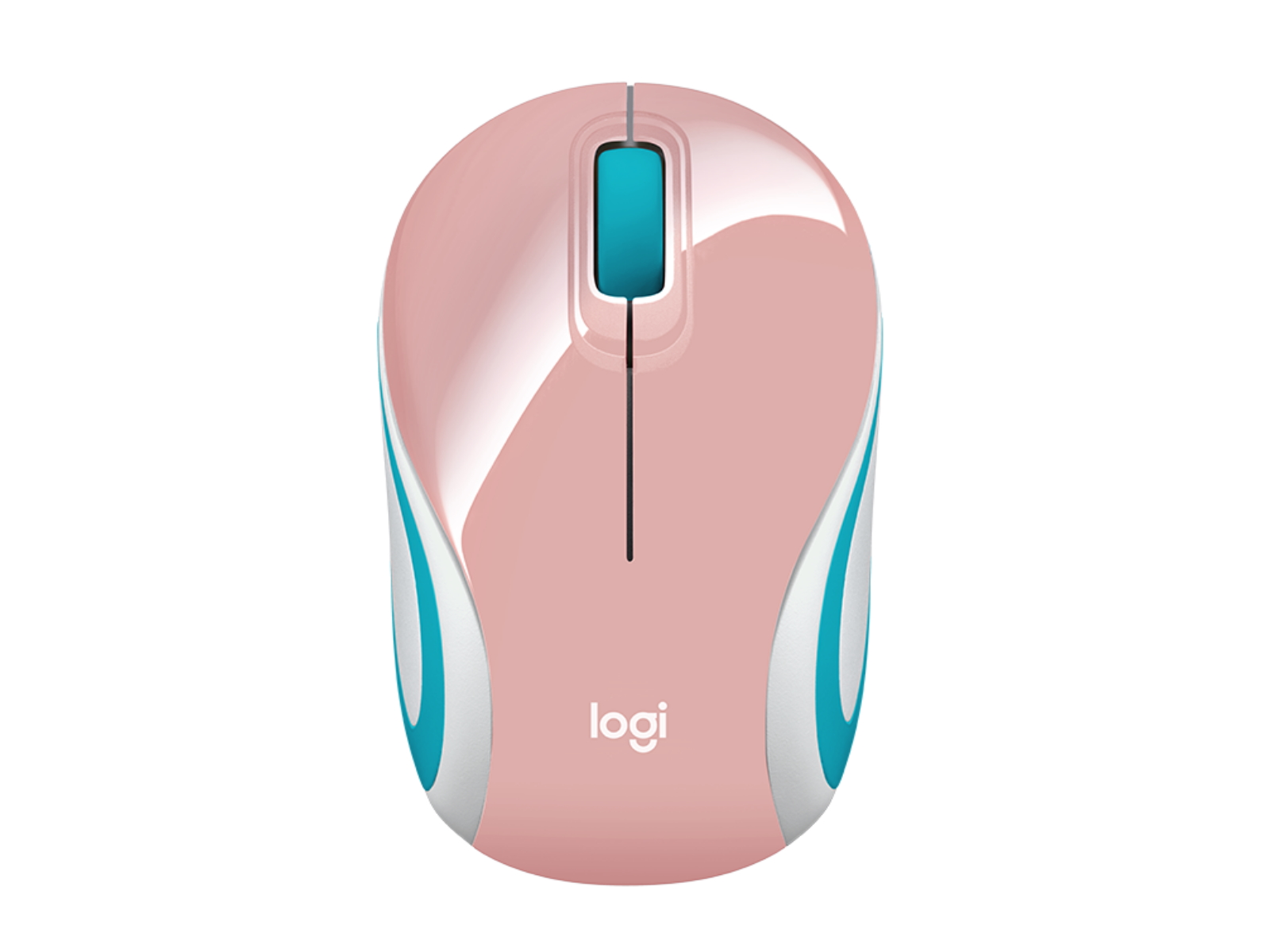 MOUSE INALAMBRICO ROSA/VERDE M187 910-005364 LOGITECH       