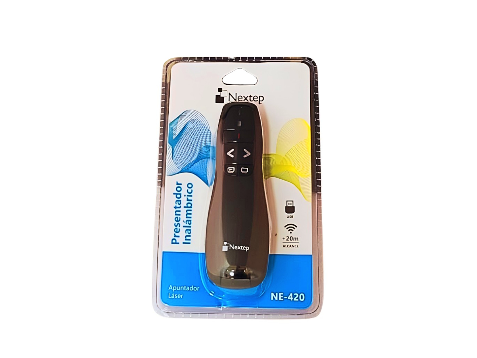 PRESENTADOR INALAMBRICO C/APUNTADOR LASER NE-420 NEXTEP     