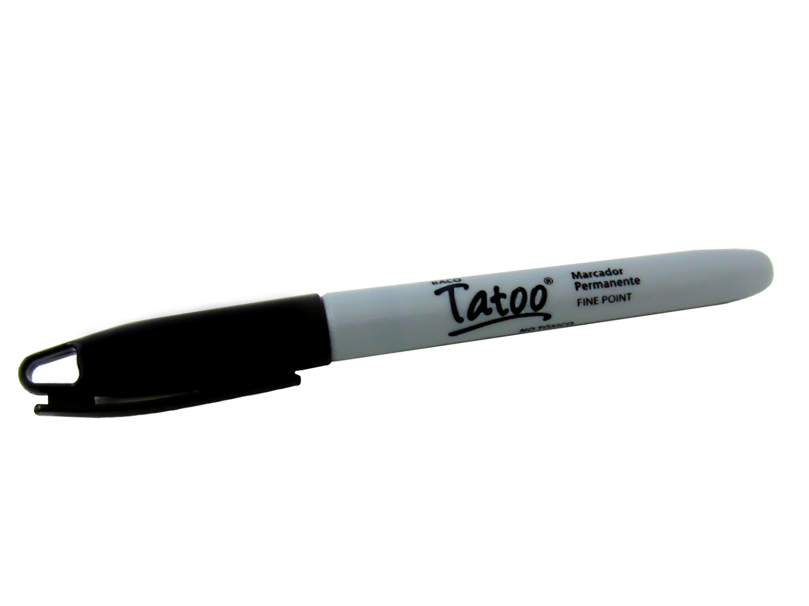 MARCADOR PERMANENTE TATOO FINO NEGRO MR096 BACO             