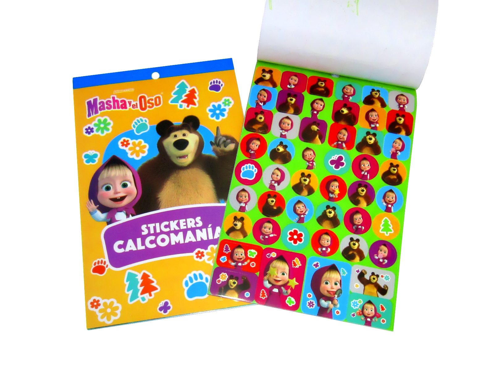 BLOCK STICKERS MASHA Y EL OSO MOD 859                       