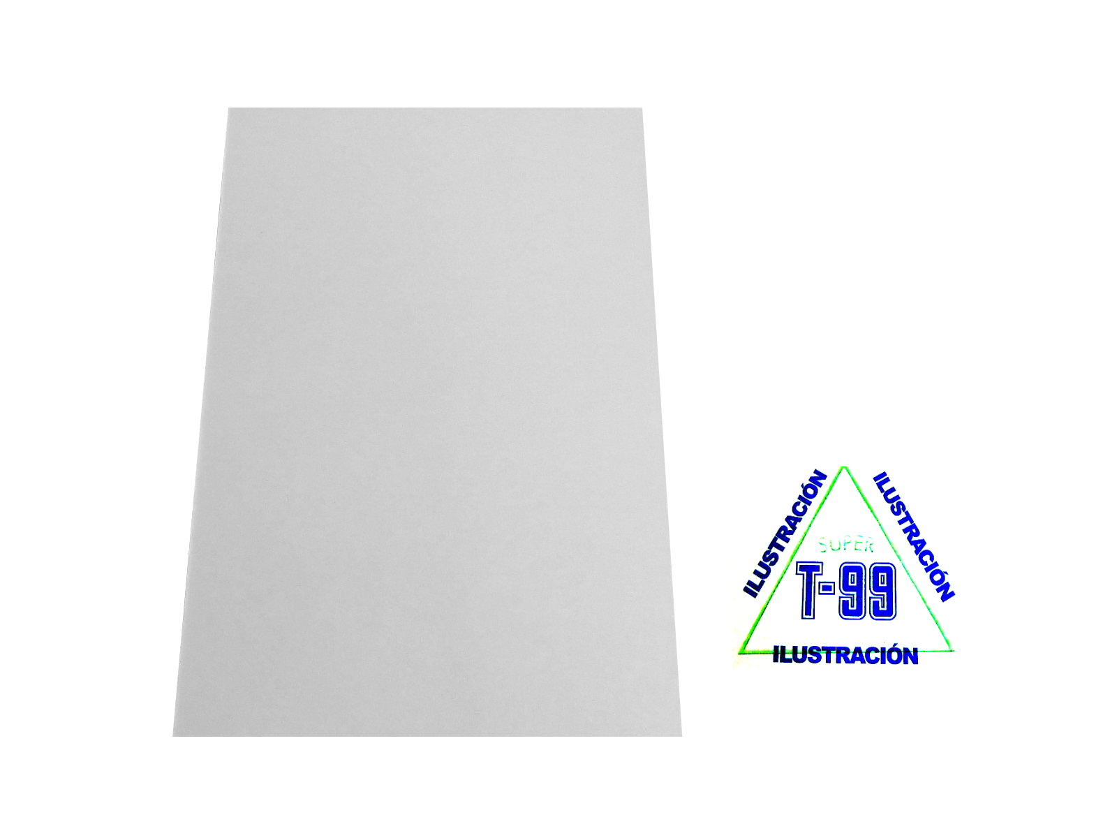 CARTULINA ILUSTRACION OCTAVOS BLANCO                        